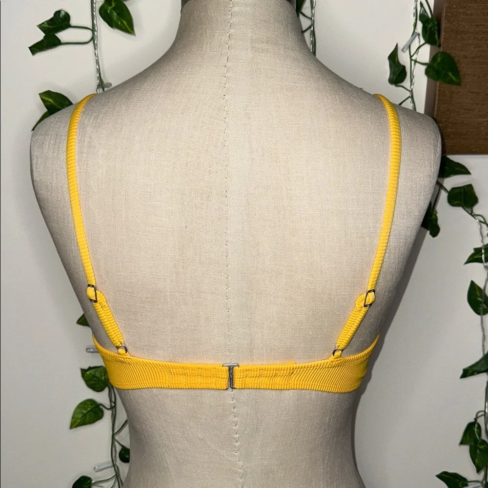 Abercrombie & Fitch Yellow Bikini Top ONLY